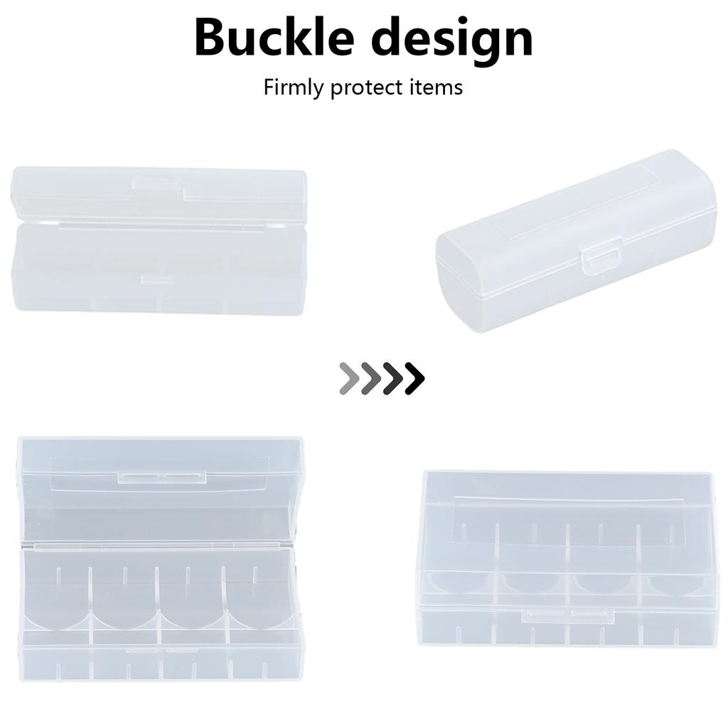 Convenient Battery Storage Case for 21700 Batteries Secure &Organize Batteries with This Plastic Storage Case Box