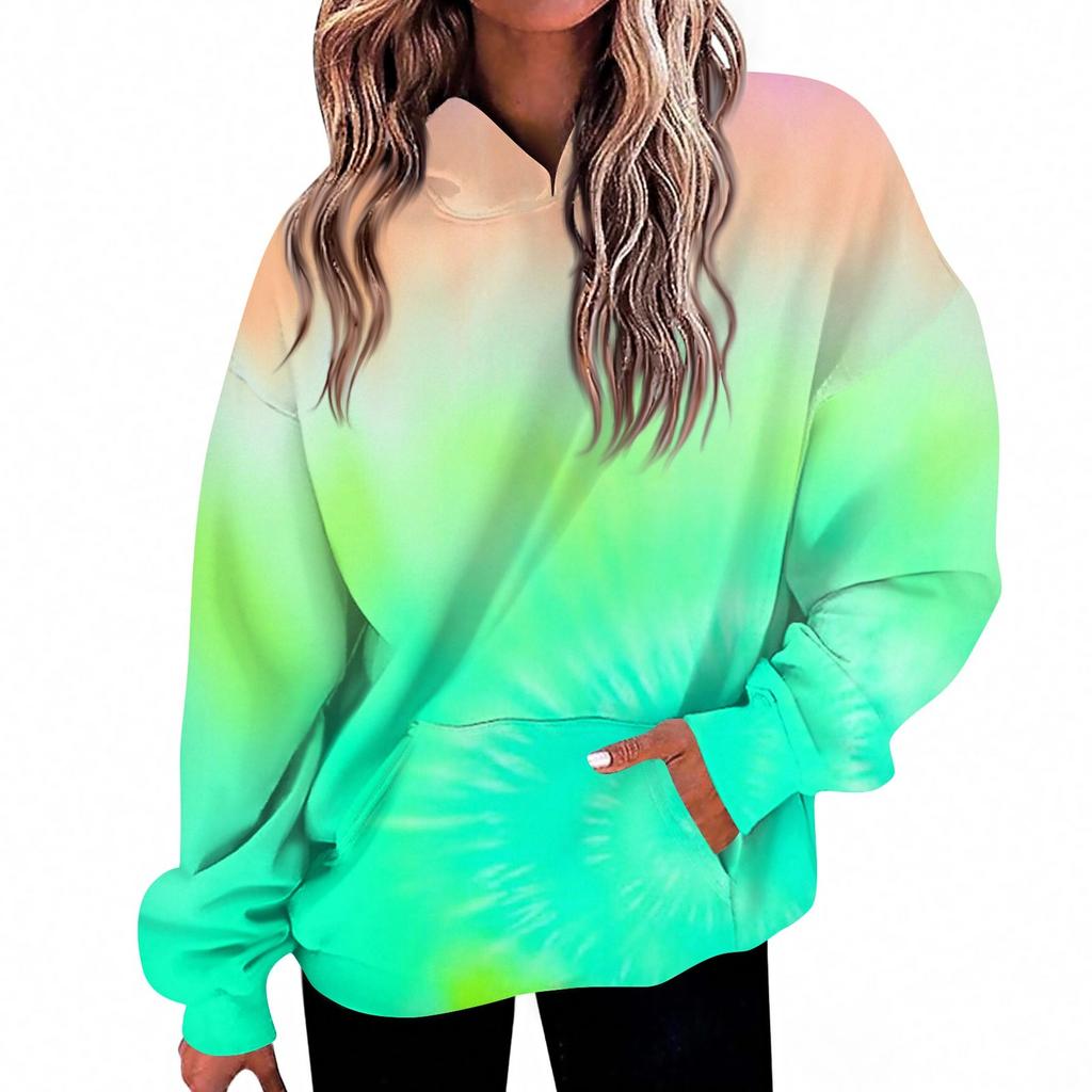 Women's Fashion Daily  Casual V-Neck Long Sleeve Printed Top