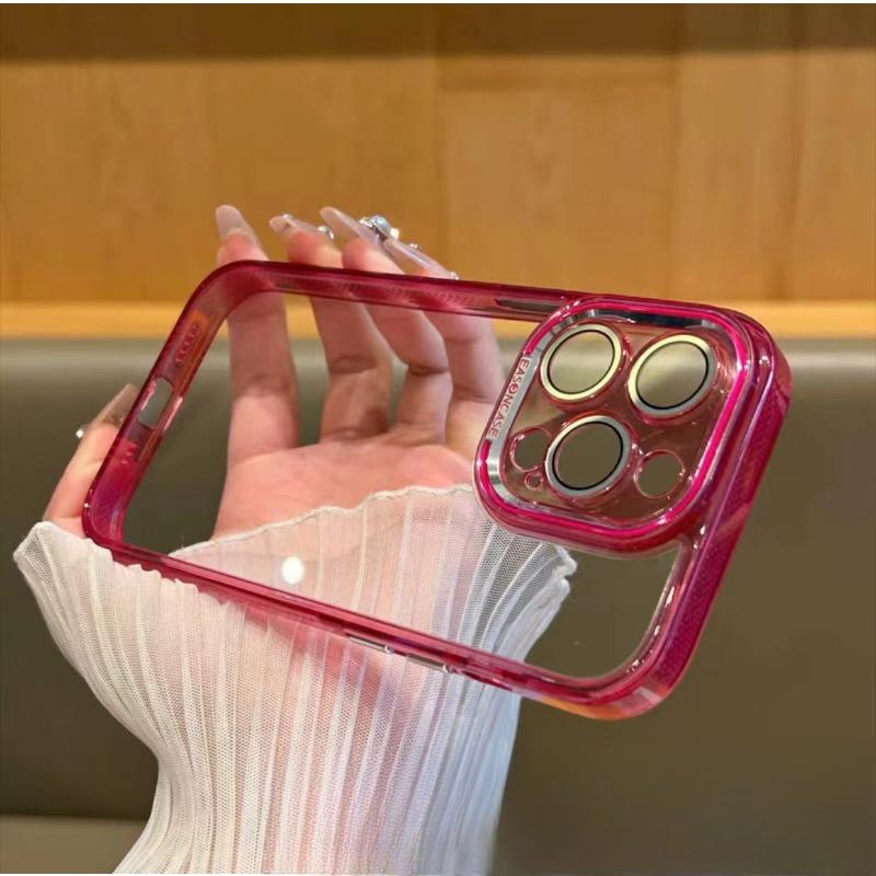 Gefrierpunkt Hochwertige Objektivfolie Geeignet für iPhone 16 Handyhülle Apple 15 Nische Hochtransparente Acryl-Schutzhülle