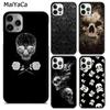 MaiYaCa Skulls Bones Skeleton Phone Case Cover For iPhone 17 Air 16 15 6s Plus 11 12 13 14 Pro Max Shell Coque