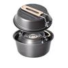 Outdoor Camping Cookware Set with Teapot