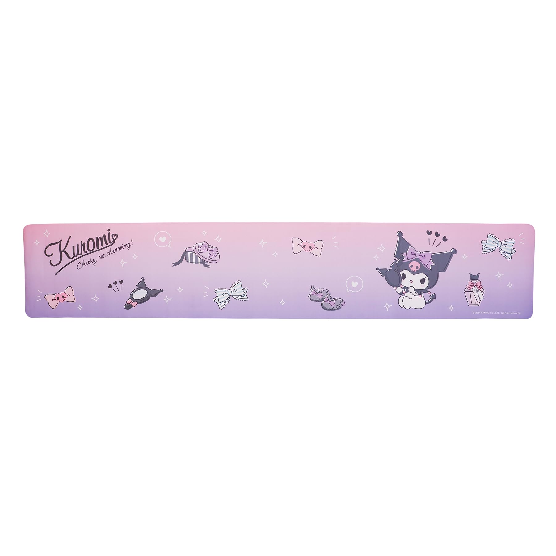 

Marushin Kitchen Mat, Sanrio Kuromi Charming Girl, Wipeable, Water-Repellent, Non-Slip, PVC, 3795020900