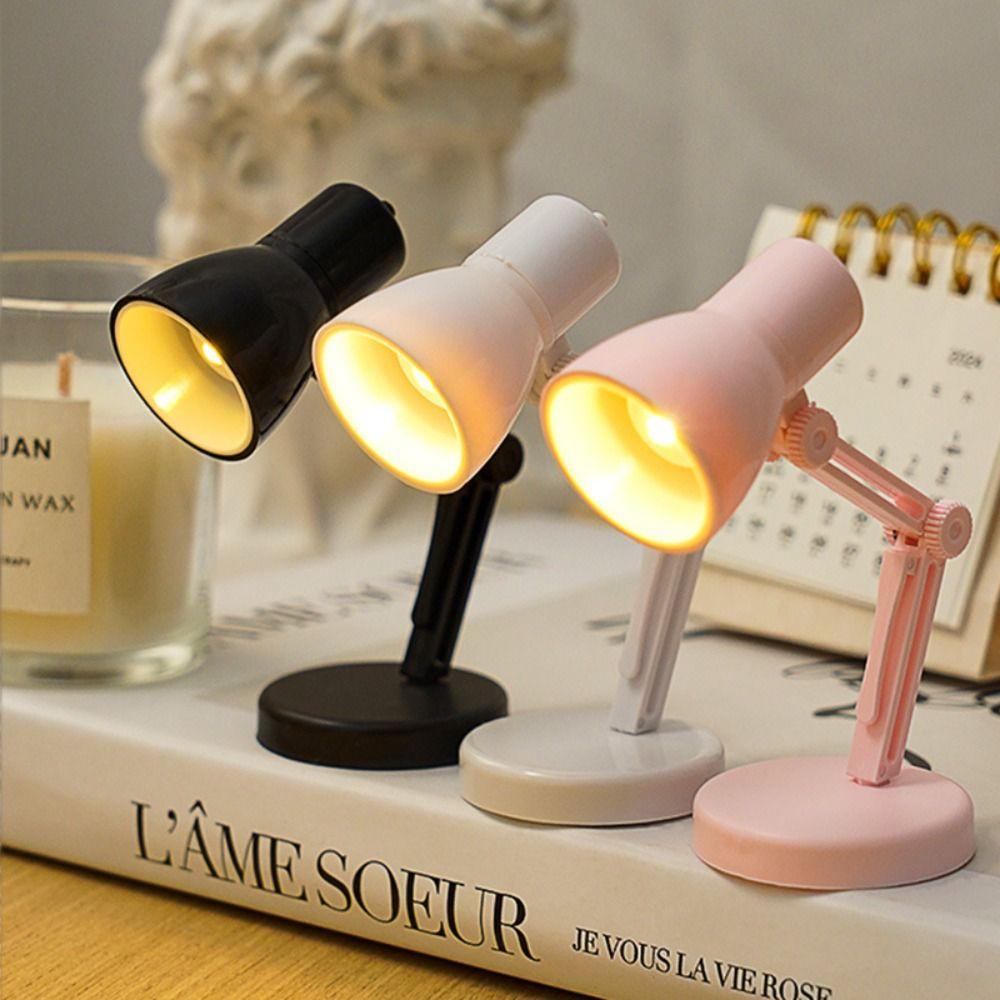 Mini Reading Night Lamp Foldable Bedhead Lights Creative LED Desk Lamp Student Dormitory