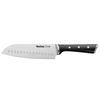 Tefal couteau santoku 18,5 cm, couteau de cuisine, lame en acier inoxydable allemand, tranchant durable, garantie 10 ans k2320614