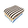 Kosugizen Daily Bath Towel BASIC Middle Stripe 3 Colors (1 Each) Set of 3 60 X 120cm Good Volume Value Set AMZG-700A-3