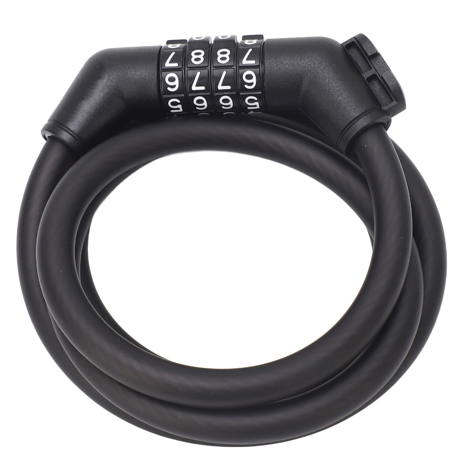 

Велосипедный тросовый замок с кодовым замком против кражи, защитный кодовый замок для горного велосипеда, электромотоцикла, скутера