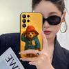 Cute P-Paddington B-BearS Case For Samsung Galaxy Case S25 S23 S22 S21 S30 S20 S10 Ultra Plus FE TPU Soft Cover