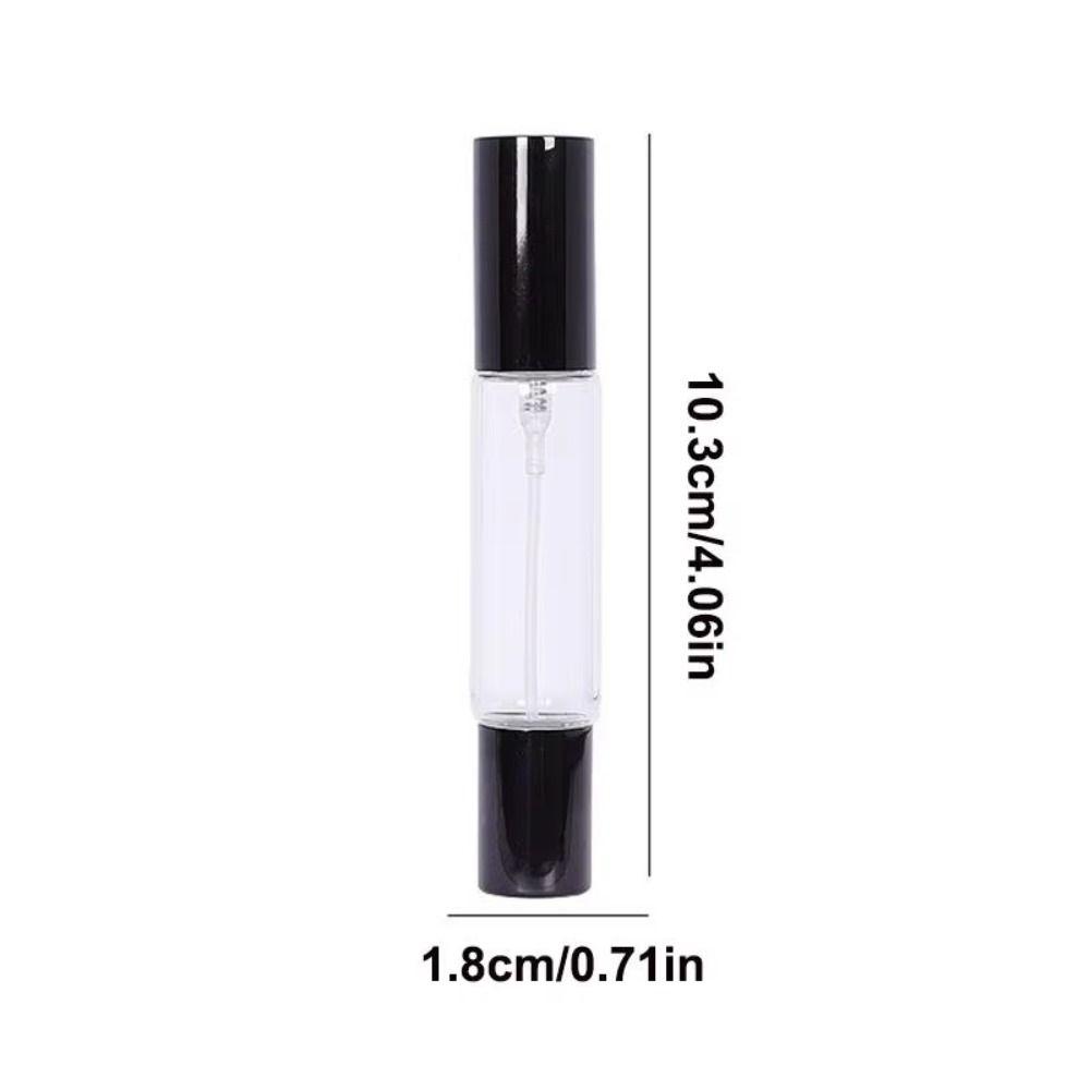 Aluminum Nozzle Glass Perfume Bottle 10ml Capacity Fragrance Atomizer Cosmetic Storage