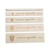 5Pcs Wooden Macrame Board Ruler Rectangle Shape Macrame Separator Tool  For Crochet Crafts