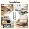 4-Tier Bookshelf, Modern Storage Shelf Organizer for Living Room Office, Sturdy Metal Frame, 8kg Load Capacity per Tier