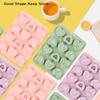 3D Silicone Baking Mold For Fondant, Soap And Ice Cream, Heart Shape Silicone Mold, Easy Release Silicone Chocolate Candy Mold