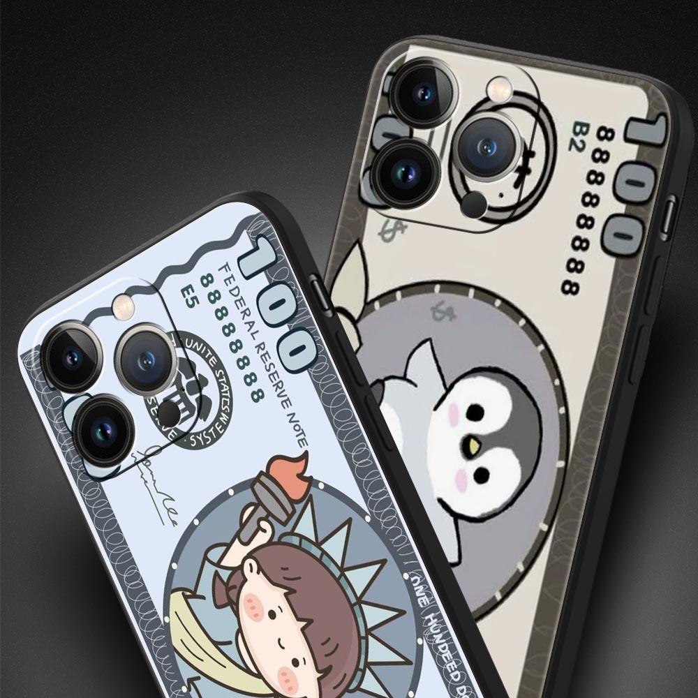 Cartoon Art Phone Case Cover for iPhone 17 16 15 14 13 12 11 Pro Max 17 Air Plus Shockproof Soft TPU Shell Fundas Capa Coque Bag