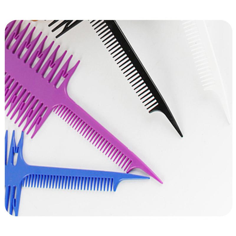Grzebień do włosów Grzebień do farbowania i rozjaśniania włosów Grzebień w kształcie rybiej ości Grzebień z ogonem szczura Profesjonalny grzebień fryzjerski Narzędzie do stylizacji włosów w salonie