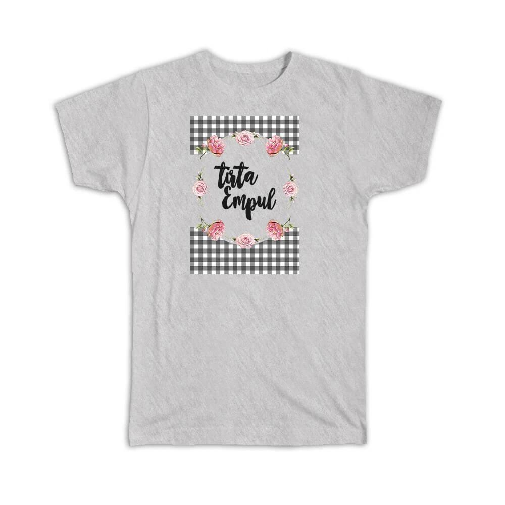 Gift T-Shirt : Balinese Plaid Tirta Empul Bali Indonesia L