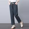 Women's European Style Petite Jeans, Slim & Tall Look, Casual Long Pants for Spring & Autumn 2025