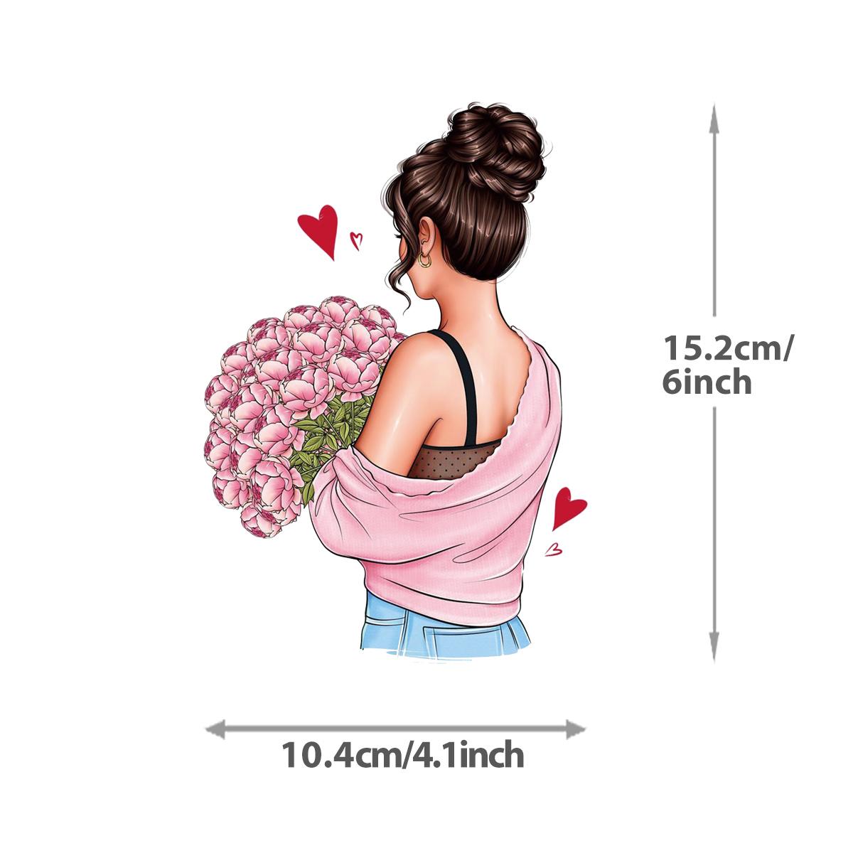 

Модные термонакладки для девочек, одежда с принтом на платьях, термопресс, моющиеся толстовки A-уровня, топы, виниловые нашивки своими руками, наклейки