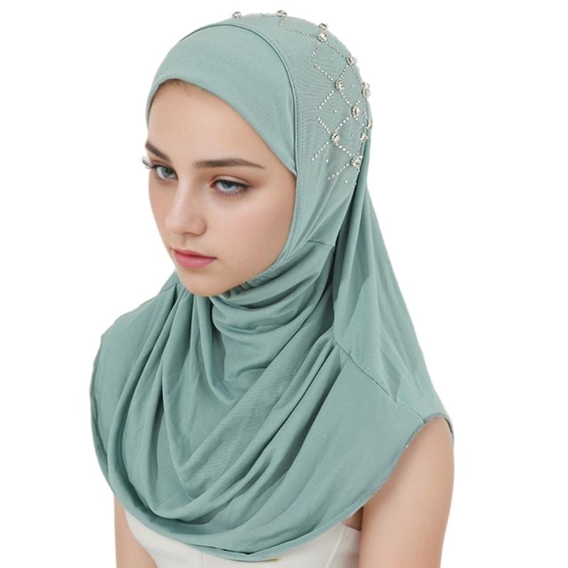 Islamic Pray Turban Caps for Woman Outdoor Elastic Hijab for Culture Enthusiasts