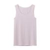 Gunze Tank Top CFA Refreshing Cotton Made In Japan CB3254 New Smoke Pink M 100% Women's
