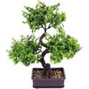 Artificial Bonsai Simulation Green Plants for Home Decoration Faux Potted Plants for Office and Garden No Maintenance Required