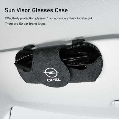 Car Sun Visor Glasses Storage Box Sunglasses Holder Organizer For Corsa Astra Insignia Antara Vectra Zafira Meriva Ampera