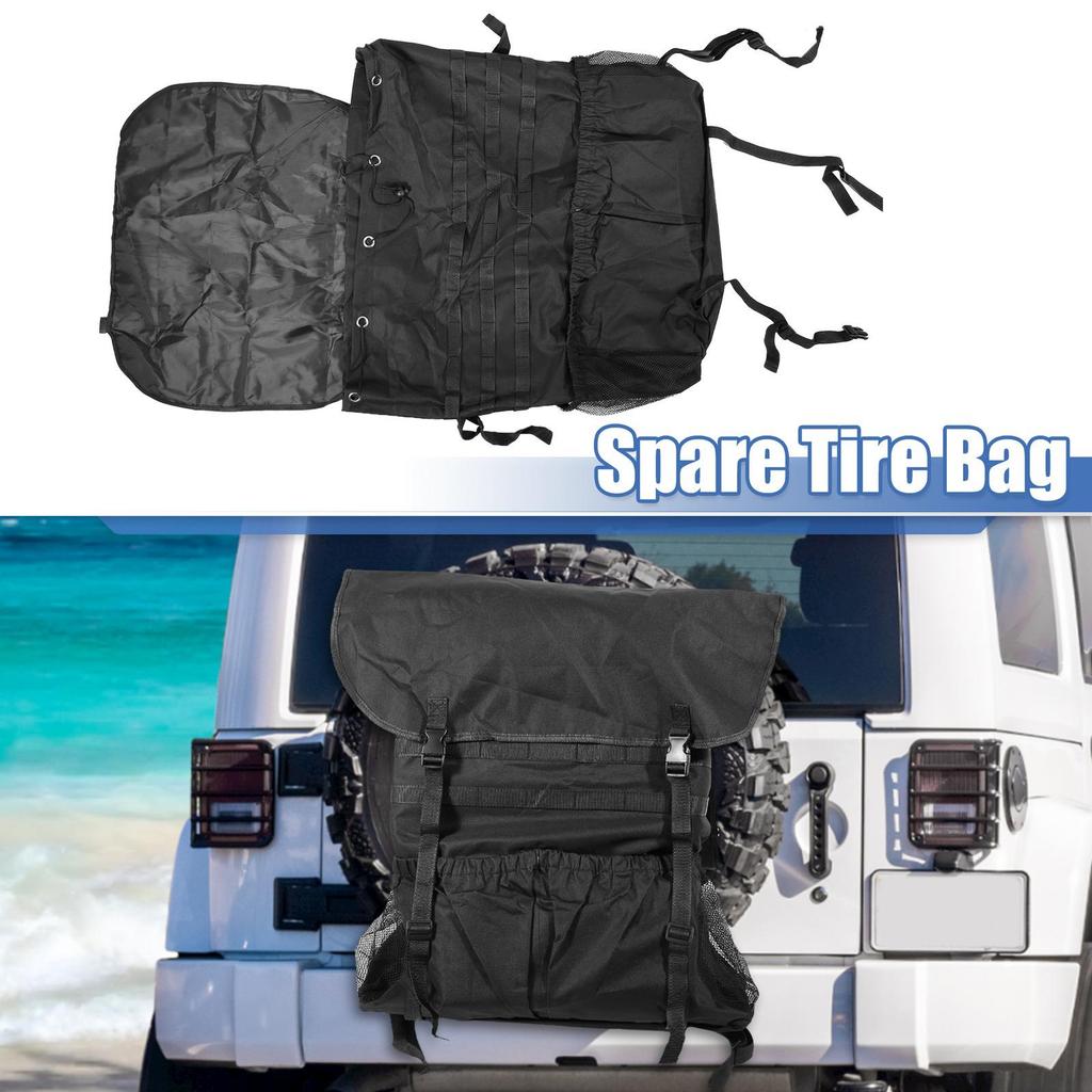 Desert Off-Road Wrangler Tire-Mounted Tool/Storage Bag