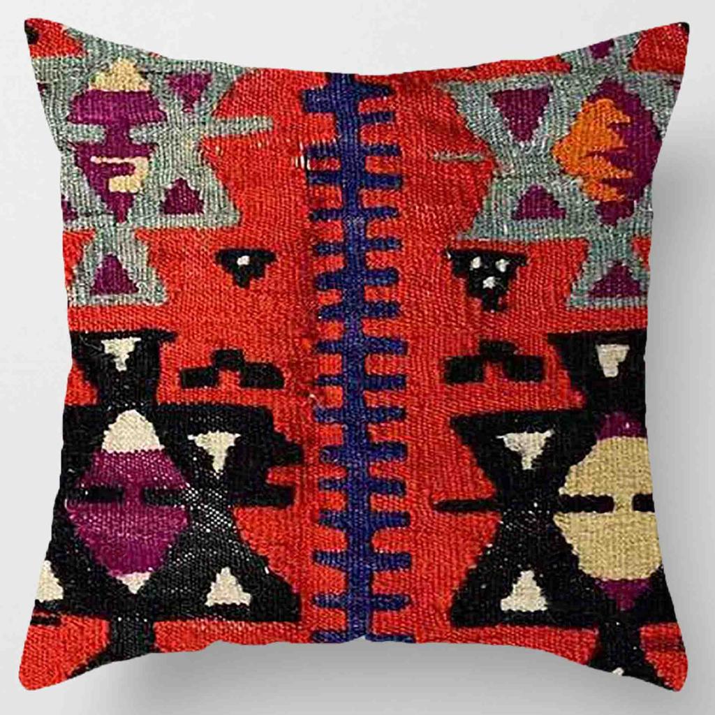 Bohemian Pillowcase Home Decor Polyester Comfortable Seat Cushion Geometric Cushion Family 45* 45cm Pillowcase