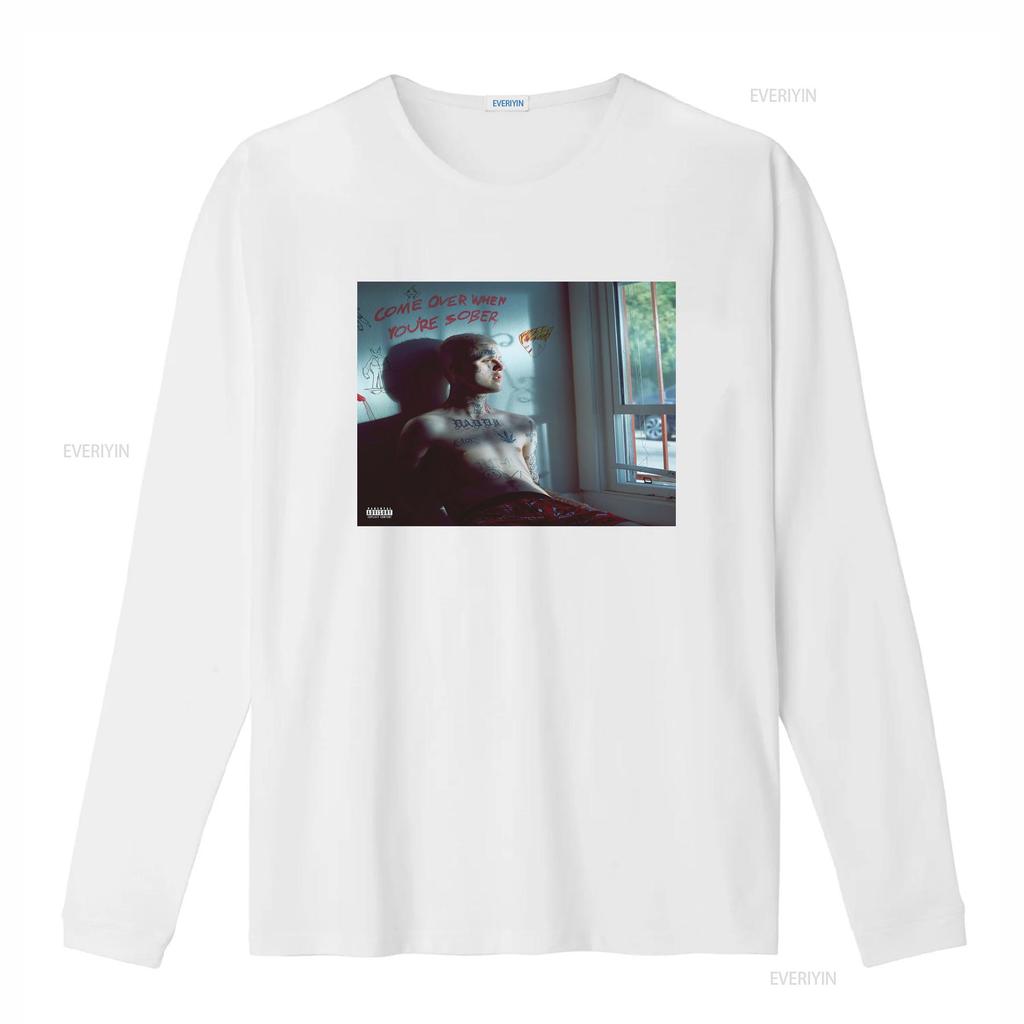 LIL PEEP T SHIRT Come Over When Youre Sober Pt 2 Vinyl Cover SMALL MEDIUM L XL Vintage Washed Top For Everyday Wear Slightly