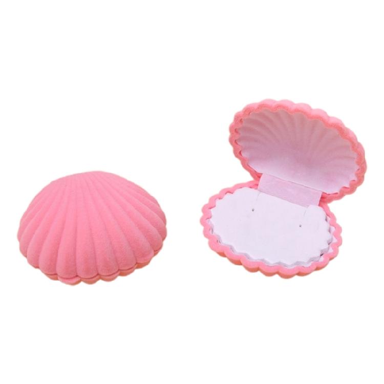 Velvet- Cloth Ring Jewelry Storage Gift Shell Box Ring Earrings Jewelry Showcase