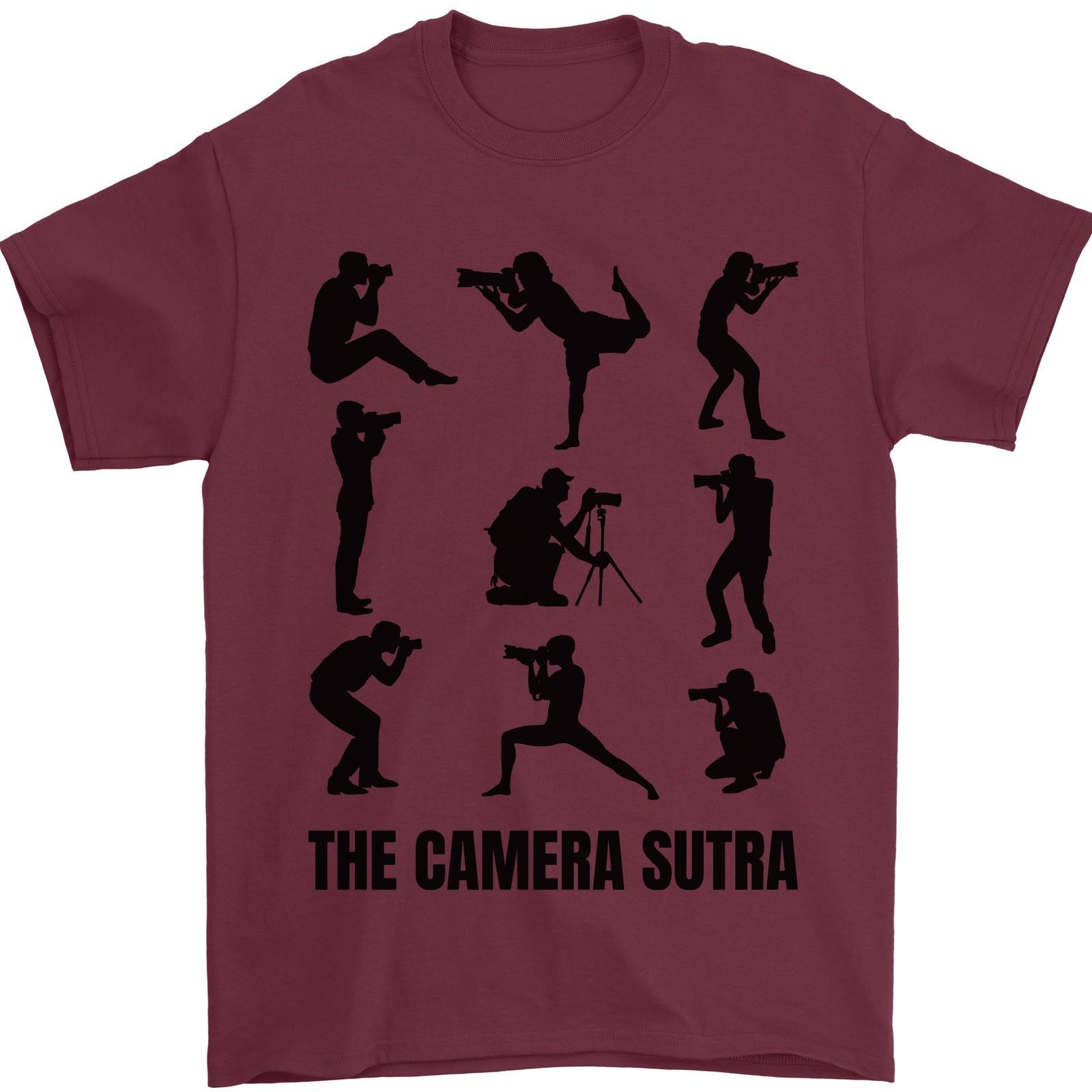 Camera Sutra Funny Photographer Photography Mens T-Shirt 100% Cotton S разноцветный