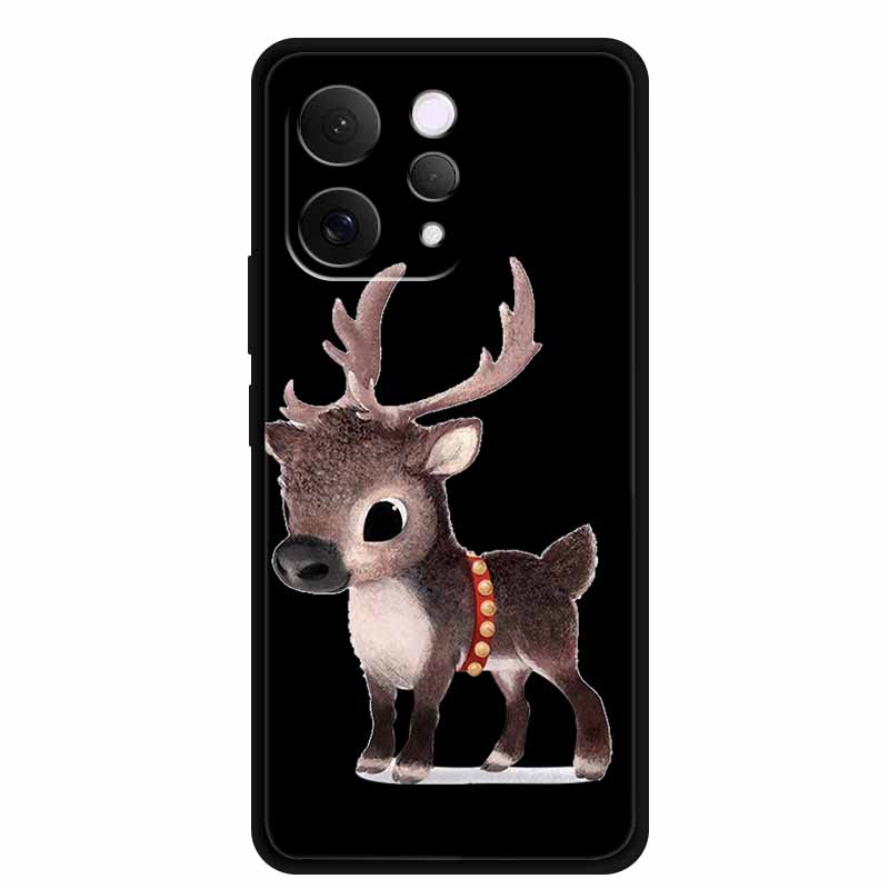 Coque For Vivo S50 V2528A Case 6.59" Black Silicone Case Cartoon Cat Shockproof Soft Back Cover For Vivo S50 5G 2025 Phone Case