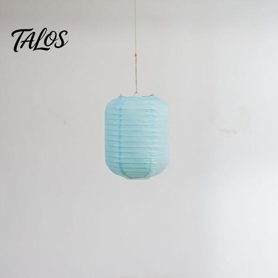 Easy Assemble Paper Lights 6Pcs Foldable Pastel Lanterns, Long Winter Melon Shaped Hanging Ceiling Decorations Decor for Wedding Birthday Party,