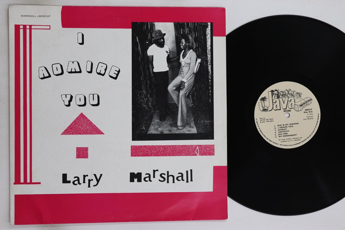 

LP Record LARRY MARSHALL - I Admire You JR001LP JAVA RECORD 1986 UK Reggae, Ska & Dub Used