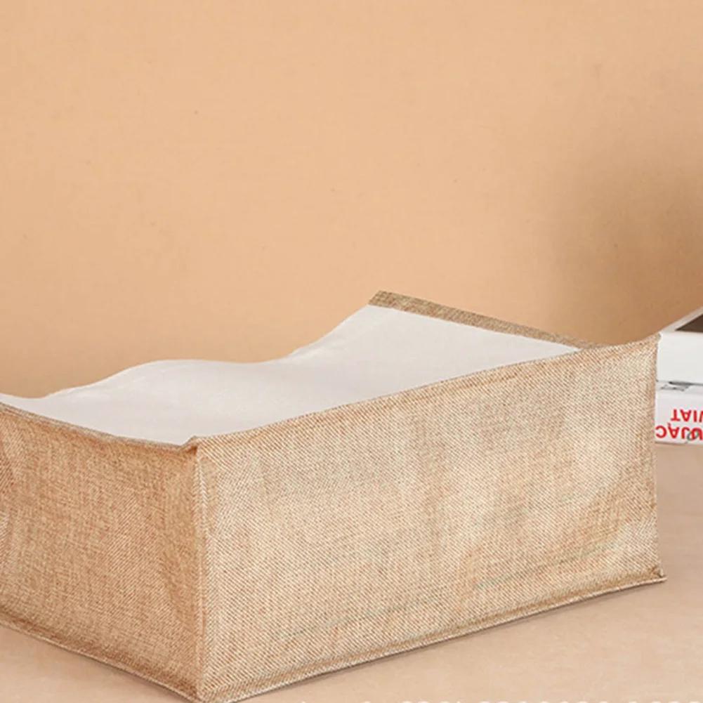 Jute Tragetasche Einkaufstasche Damen Wiederverwendbar Lebensmittel Große Kapazität Aufbewahrungstasche Mode Damen Handtasche Hochzeit Geburtstagsgeschenktasche