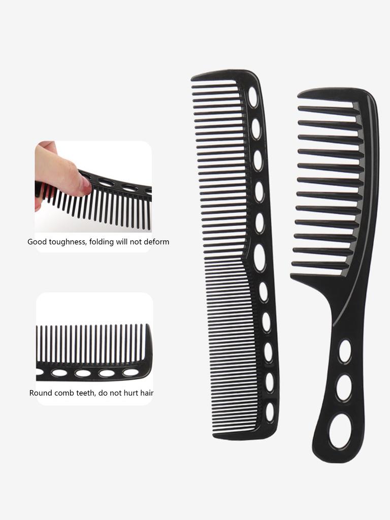 6pcs African Styling Hair Combs Makeup Combs Professional Oil Hair Combs Hairstylists Hairdressers Special for Real Hair Wigs