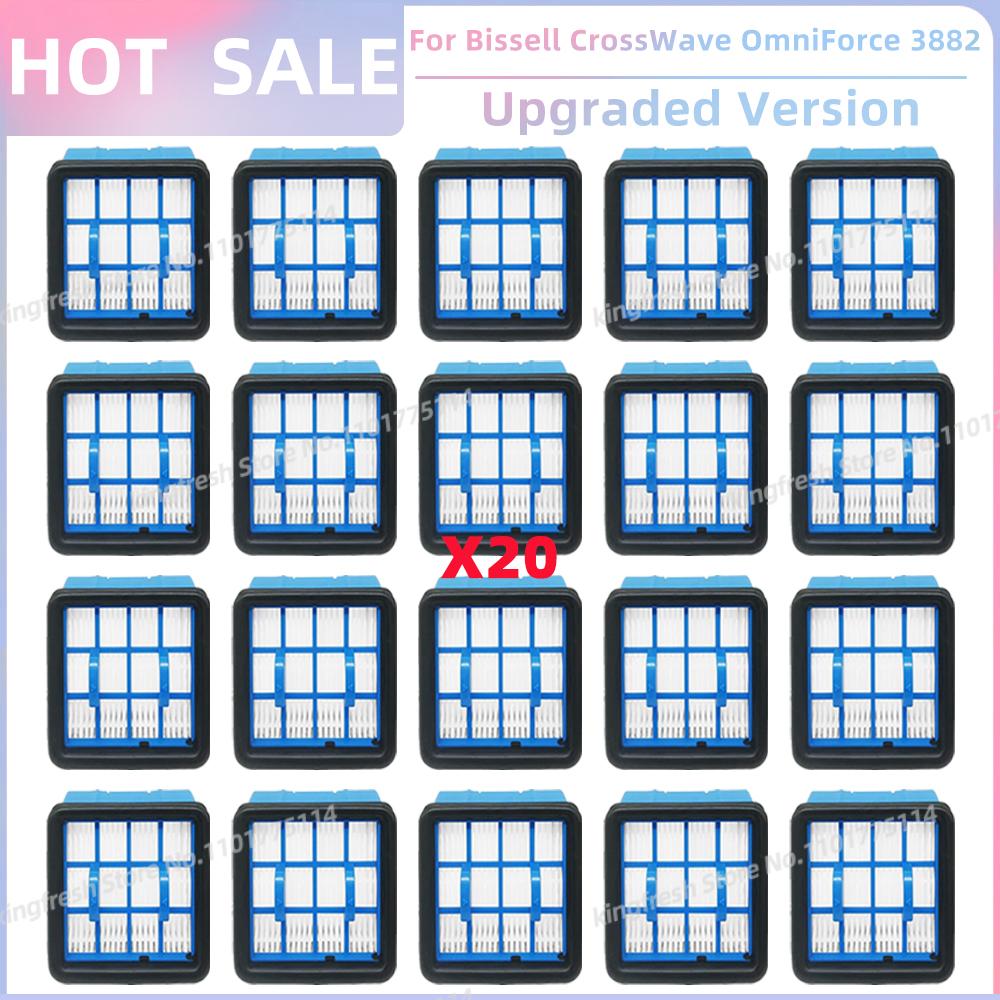 Compatible For Bissell CrossWave OmniForce 3882 Cordless WET DRY Vacuum Replacement Parts Roller Brush Hepa FIlter Accessories