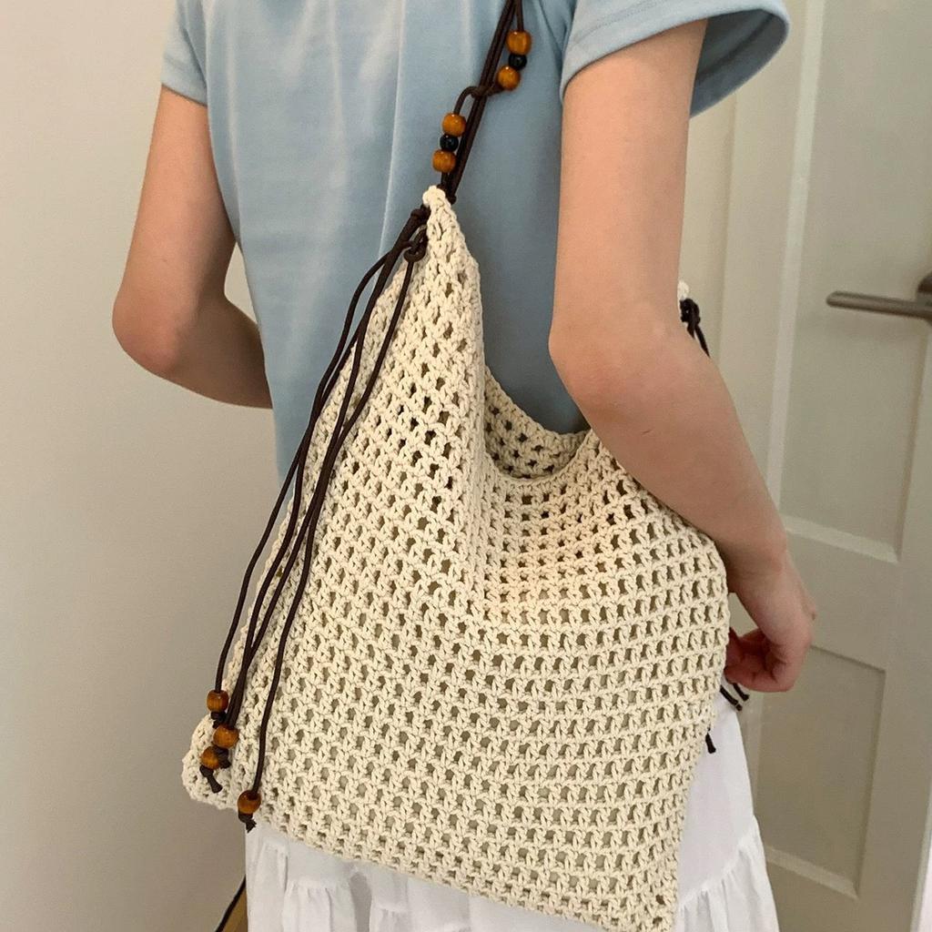 Casual Versatile Oblique Span Straw Weaving Spring and Summer New Shoulder Bag Simple Oblique Span Bag Retro