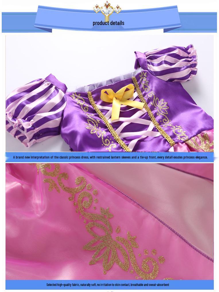 Vestito Estivo da Bambina Principessa Frozen - Costume Formale & per Esibizioni