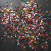 Colorful Nail Art Stickers with Stars & Letters - DIY Glitter Ornaments