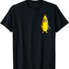Banana Cat Funny Bananacat Meme Minimal Logo Cat Lovers Meme T-Shirt for Men Women Kids