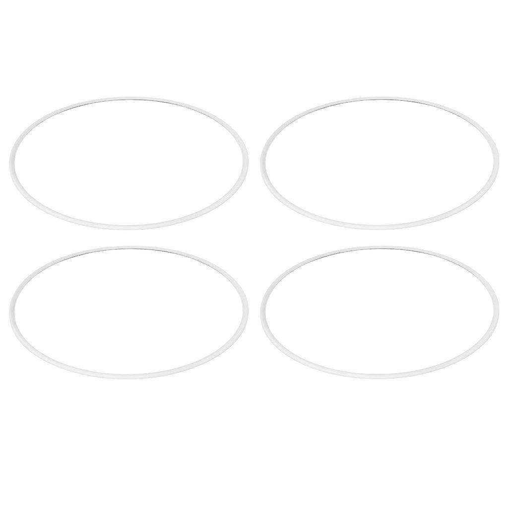 4PCS 20 Inch Wheel Rim Protector ABS Scratch Proof Self Adhesive Wheel Rim Protection Guard Universal for Cars White