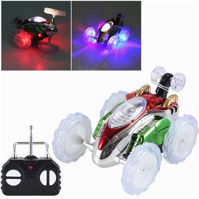 Sterowane elektrycznie RC Stunt Dancing Car Flashing Light Zdalnie sterowana zabawka 360 Upadki