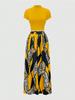 Women's Sleeveless Printed Fashion Set with Versatile Wide-Leg Pants