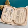 9-Piece Stainless Steel Nail Clippers & Manicure Set with Scissors and Cuticle Pusher