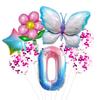 Butterfly Digital Balloon Set - Birthday Party Foil Decorations