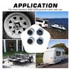 Rubber Plugs& Tallation Tool Included 1.98" Trailer Hub Caps(4PCS) Snug-Fit,Rust-Resistant Bearing Dust Caps