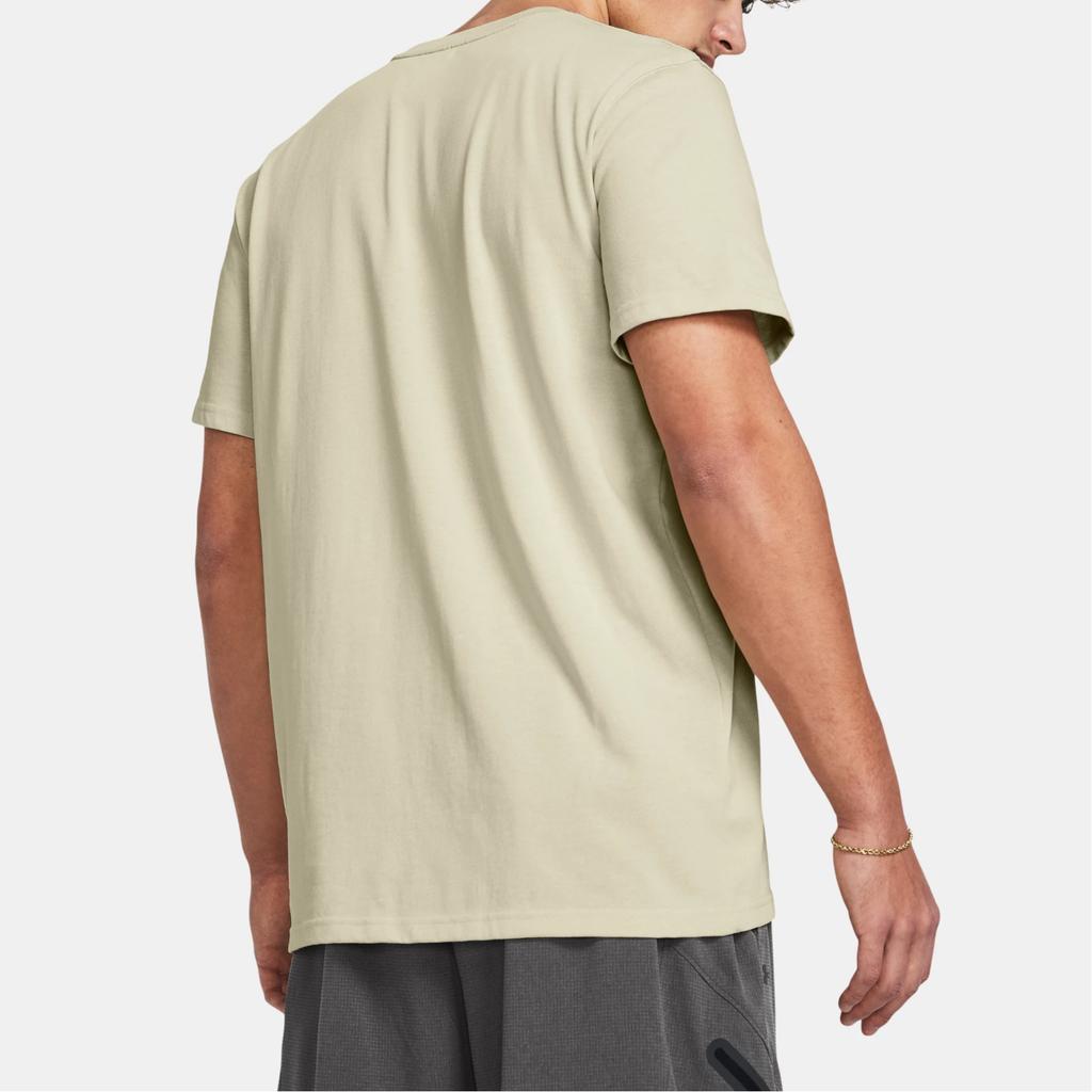 Under Armour Round Neck Pullover Short Sleeve T-Shirt With Logo Print Men Tops Young-Sprout 1373997-273