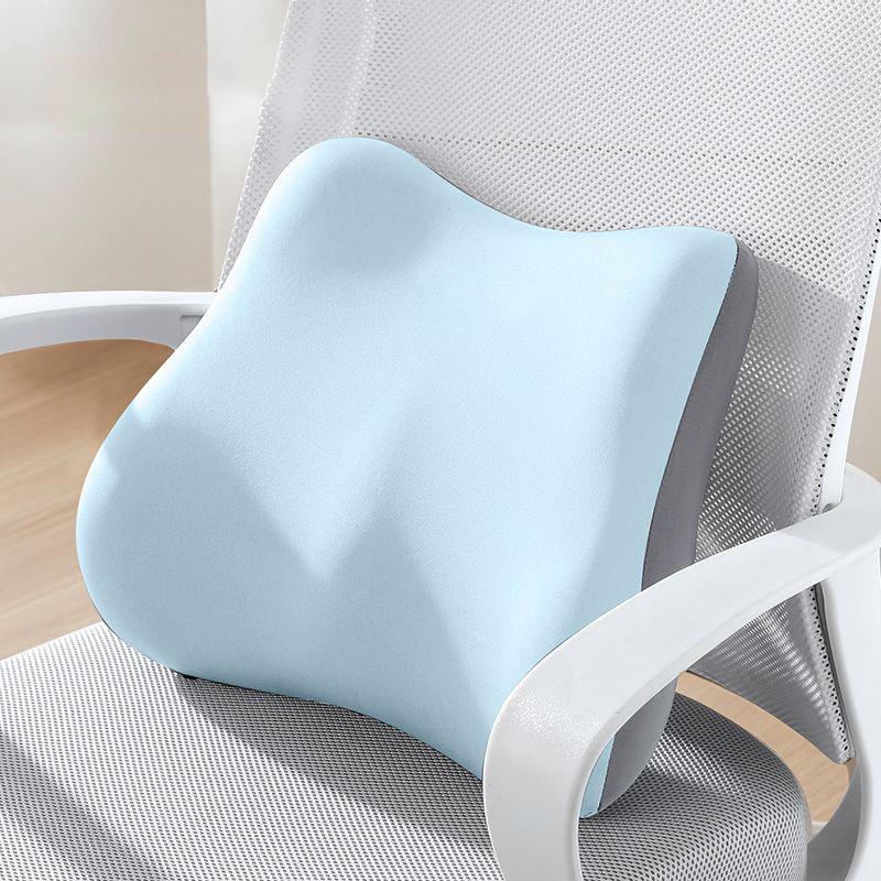 Ergonomic Memory Foam Seat & Lumbar Support Cushion for Office Chair