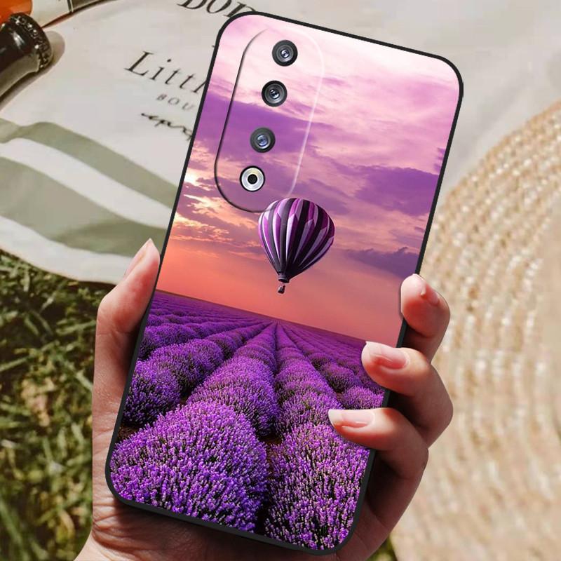 

Чехол для Honor 90 Lite / Honor90 Pro 5G 2023 Силиконовый Мягкий Львы Кошка Черный Бампер Coque для HONOR 90 Pro 90Lite Защитный Funda For Honor 90