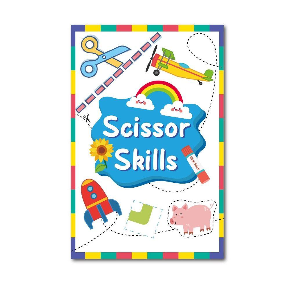 Paper Children's Paper-cut Book Montessori Children Handmade Paper Toy  Kids Toddlers Children