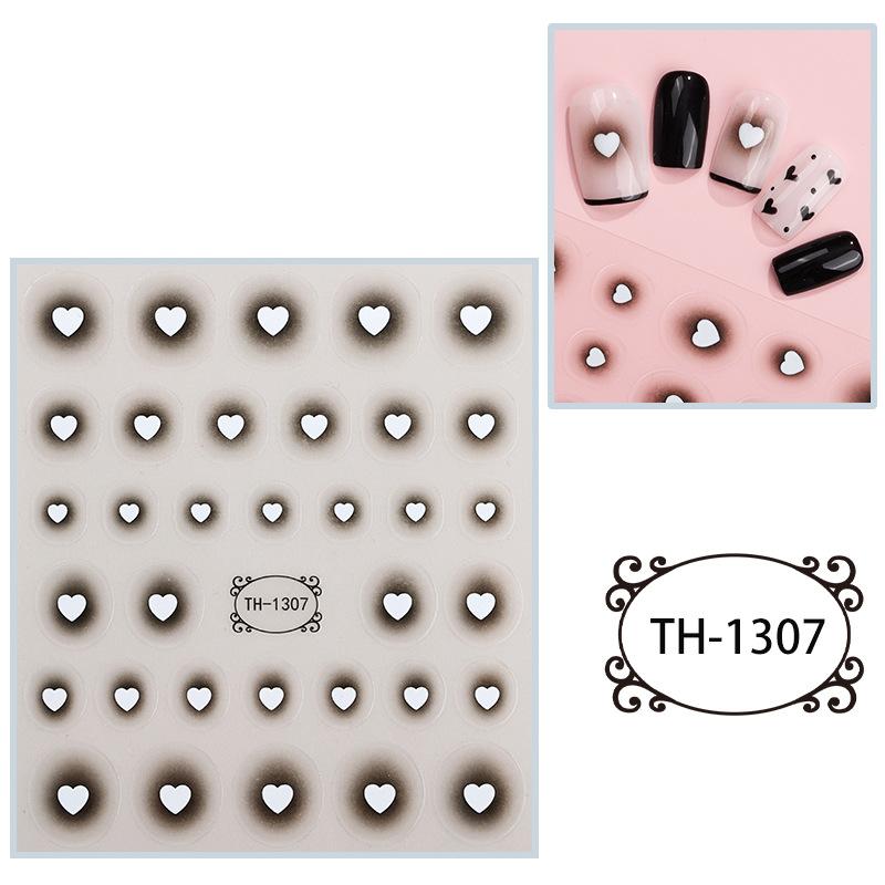 New Year Nail Art Stickers Bronzing Year of the Dragon Chinese Style Mahjong Cartoon Nail Stickers Decoration